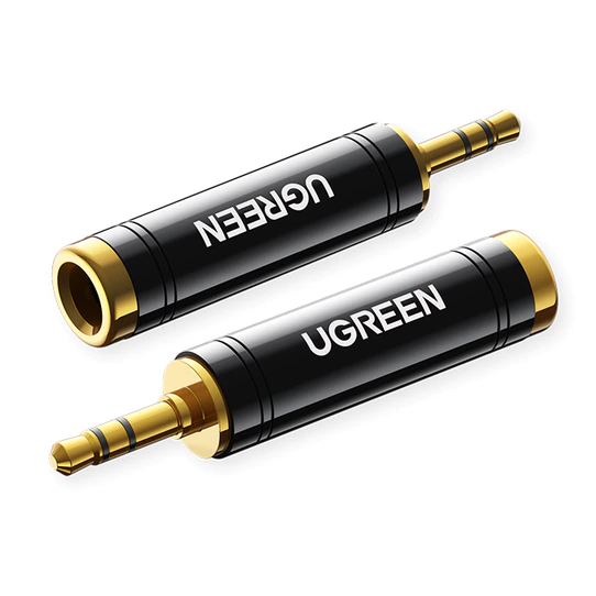 ADAPTADOR 3.5MM MACHO A 6.35MM HEMBRA AV168 60711 UGREEN