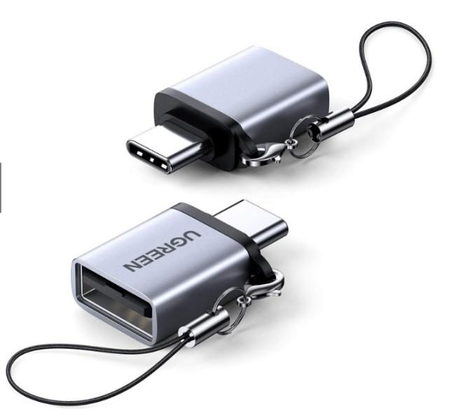 ADAPTADOR OTG USB TIPO C MACHO A TIPO A HEMBRA US270 50283 UGREEN