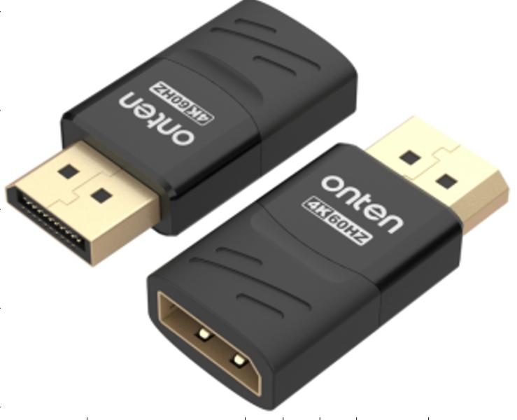 ADAPTADOR DISPLAY PORT MACHO A HEMBRA DP81D ONTEN