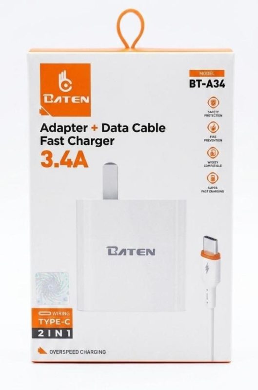 CARGADOR TIPO C BATEN BT-A34