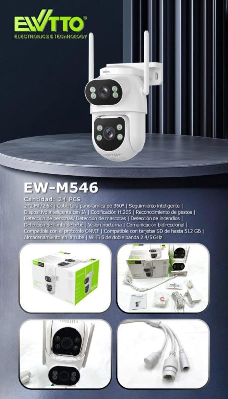 Camara WiFi Ewtto EW-M546