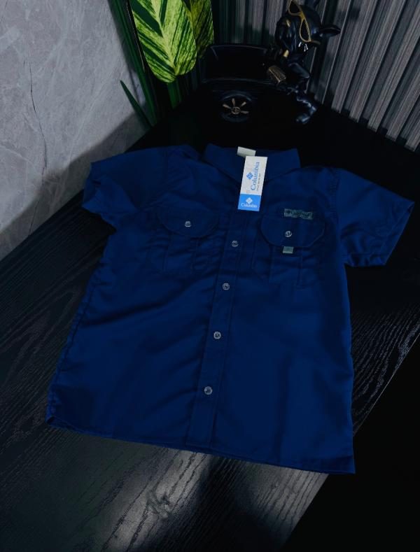 Camisa Columbia Niño AZUL NAVY