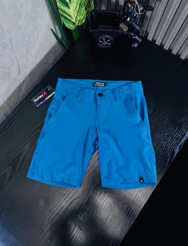 Short Tela Fría Niño TURQUESA