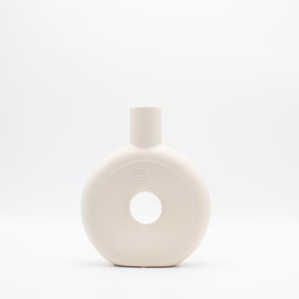 Florero circular 18x5.5x22 cm