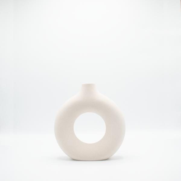 Florero con hoyo G 22.3x7.1x23.7