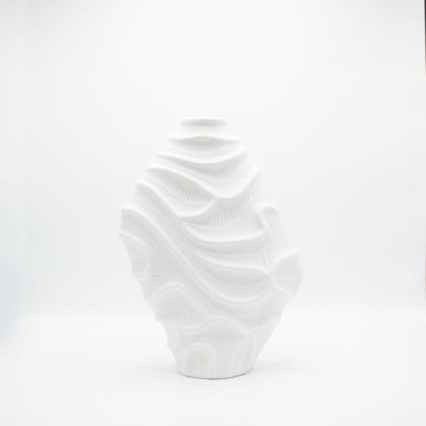 Florero ondas de coral G 24.5x10x34