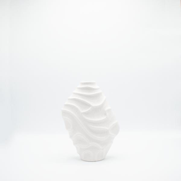 Florero ondas de coral P 18.5x8x24.5