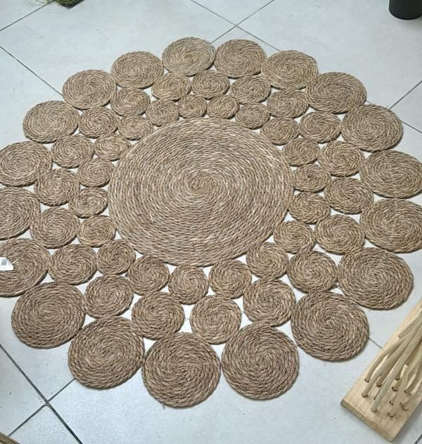 Alfombra Yute 120 cm de diametro