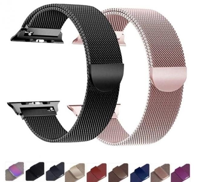 Banda/ Brazalete Watch Milanesa Colores 42/44/45/49mm