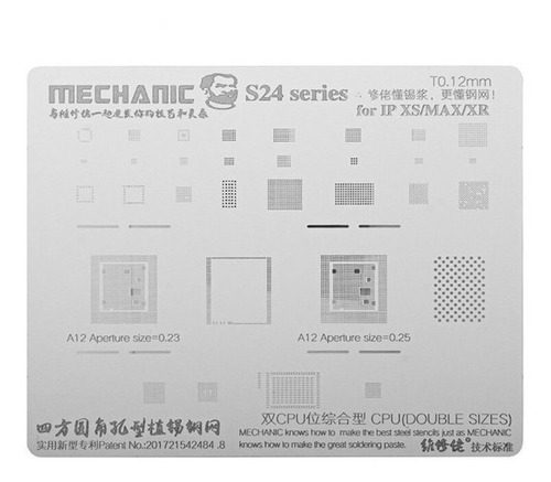 IC Chip BGA Reballing Stencil Kits iPhone XS/XS MAX/XR