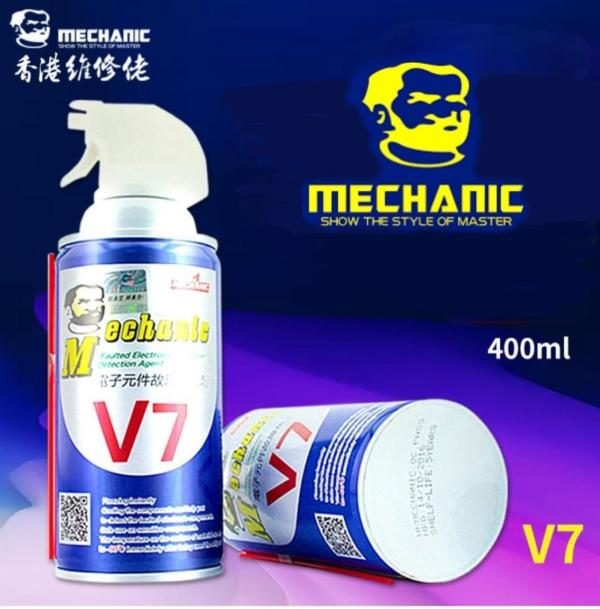 Spray de detección de fallos MECHANIC para componentes electrónicos V7 400ml