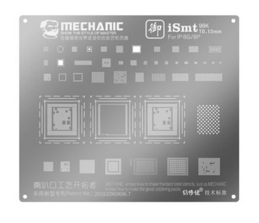 Stencil BGA  Reballing MECHANIC iSMT 04 8G/8P/X