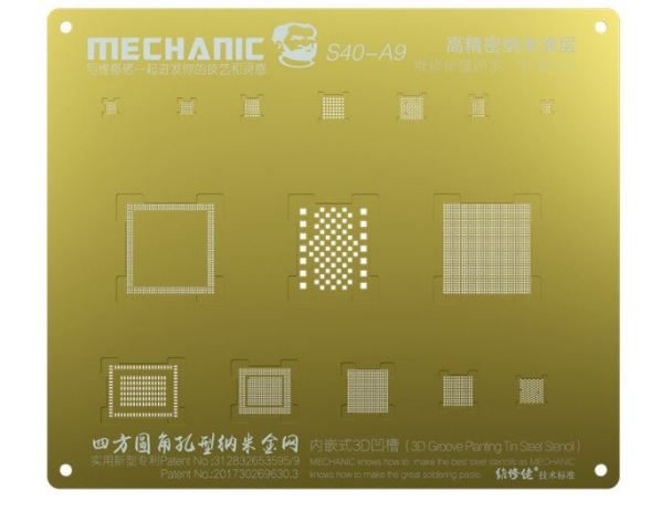 Stencil BGA Reballing 3D MECHANIC S40-A9 (6S/6SP)