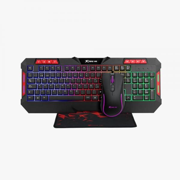 Kit Xtrike Me Gaming Teclado + Mouse Pad +Mouse MK 901KIT