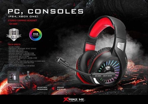 Audifonos Xtrike Me Gaming GH-890