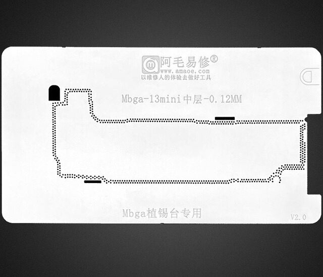 IC Chip BGA Reballing Stencil Kits iPhone
