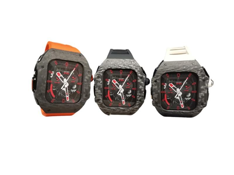 Banda / Brazalete Protecci?n Completa para Apple Watch Fibra Carbono