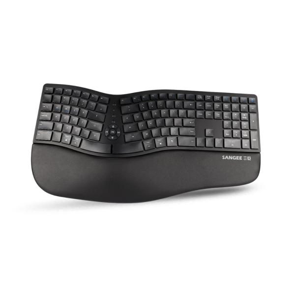 Teclado Ergonómico K910 2.4G + Bluetooth