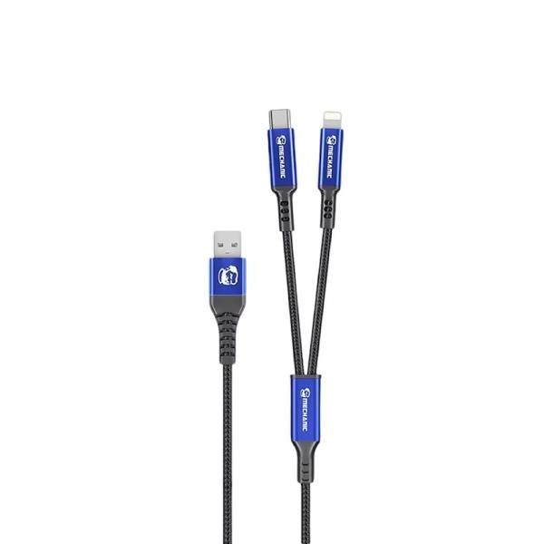 Cable de Recuperacion Datos USB a Lightning y tipo C Flasheo MECHANIC IP TWO