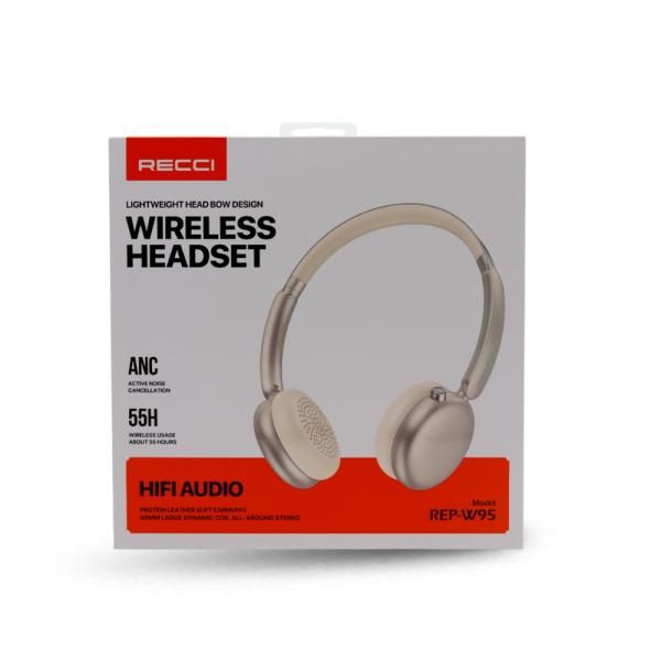 Audifono/ Diadema RECCI REP-W95 Bluetooth ANC /