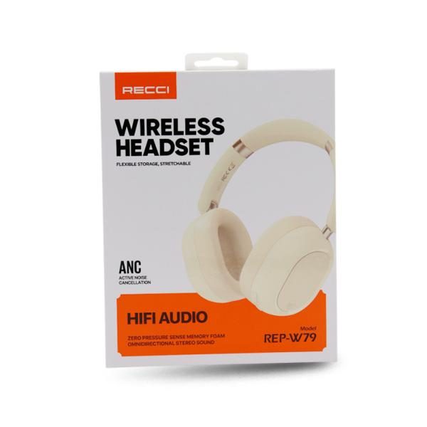 Audifono/ Diadema RECCI REP-W79 Bluetooth ANC /