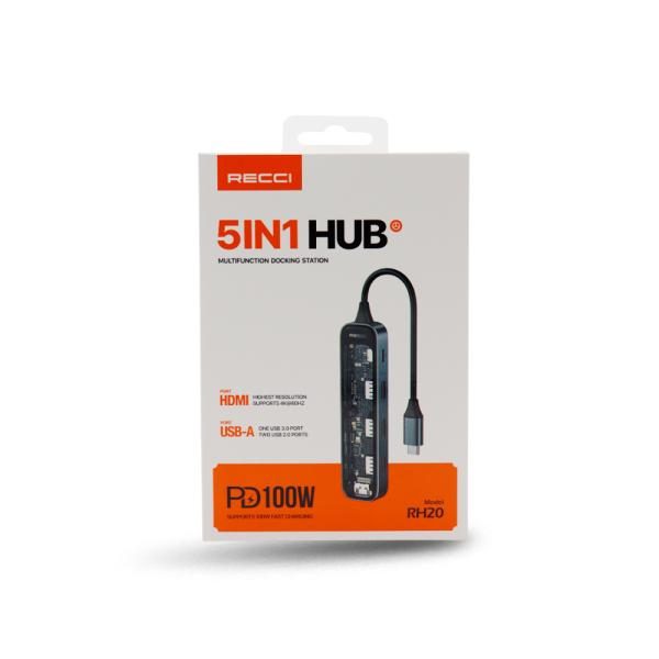 Hub 5 en 1 RECCI RH20