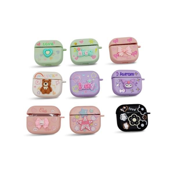 Estuche/ Case Acrilico Diseños Cute AirPods