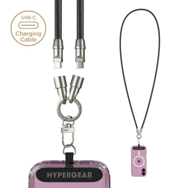 Strap / Correa Hypergear Porta Celular Universal Con Cable Tipo C