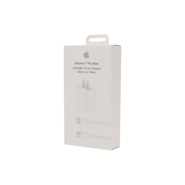 Cargador 2 en 1 Tipo C marca iPhone 35w serie 17