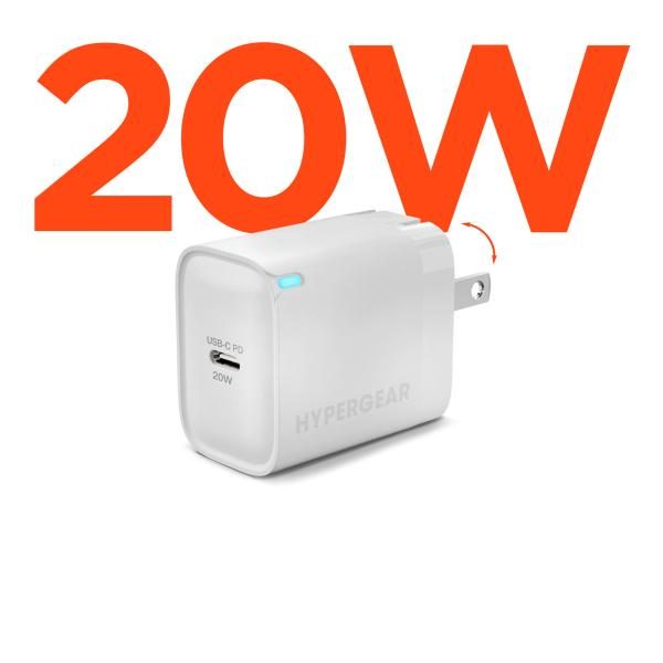 Adaptador Hypergear 20W USB-C PD Fast