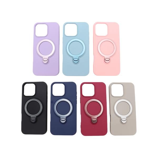 Silicon FCC Anillo Metálico IPhone/Samsung Colores Varios