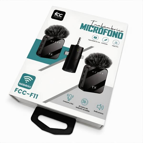 Microfono Inalambrico FCC 2 en 1 F11