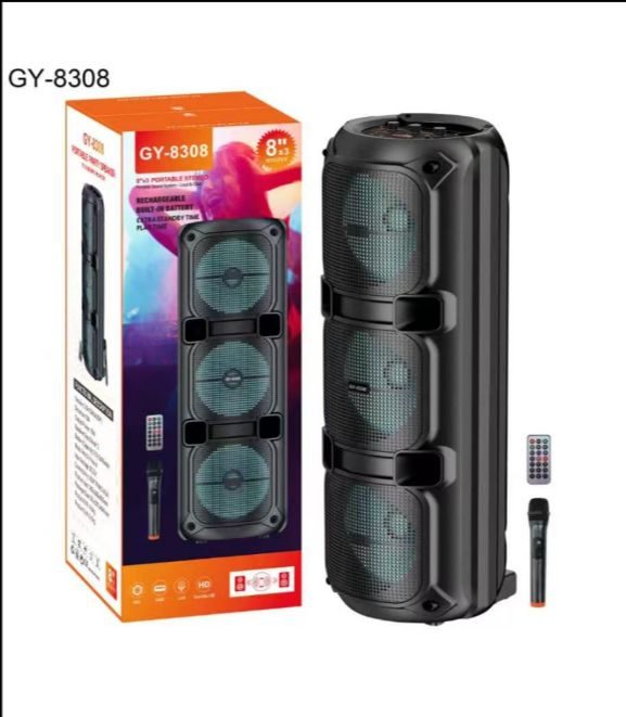 Bocina / Parlante GY-8308 8"x3