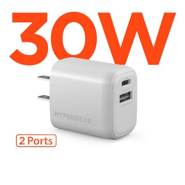 Adaptador Hypergear 30W USB-C PD + USB