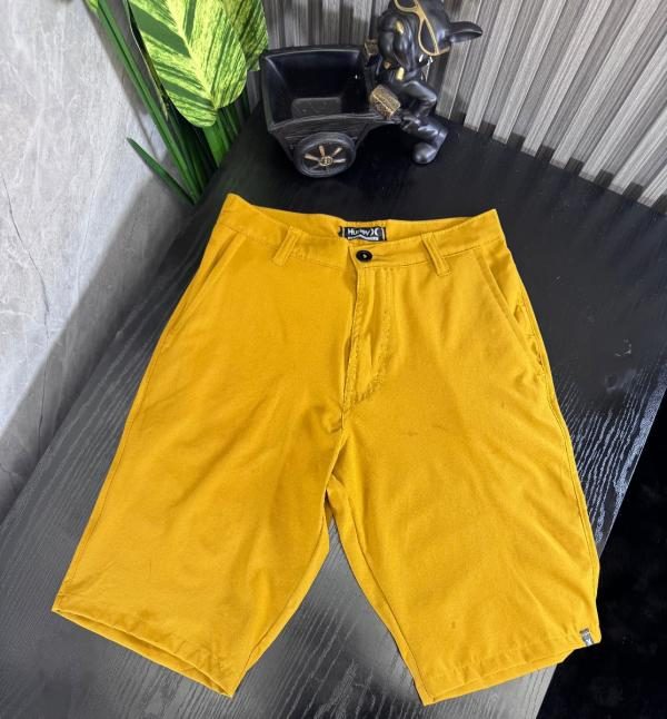 Short Tela Fría MOSTAZA