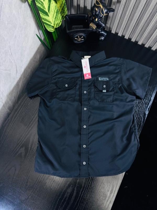 Camisa Columbia Hombre NEGRA