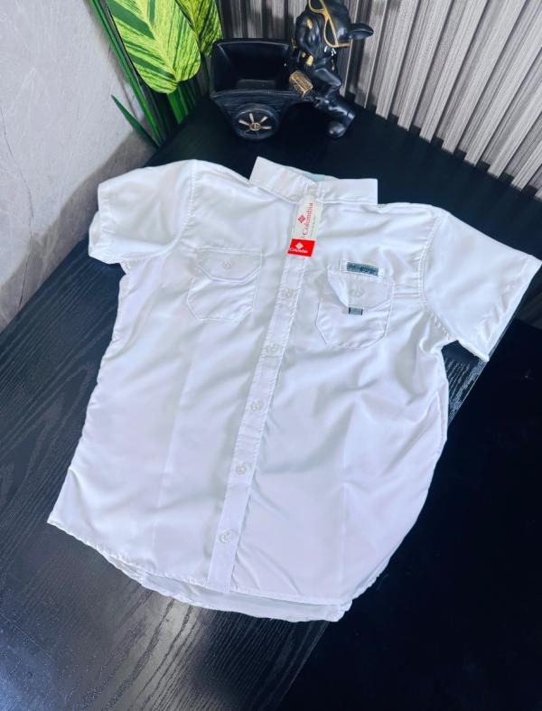 Camisa Columbia Plus BLANCA