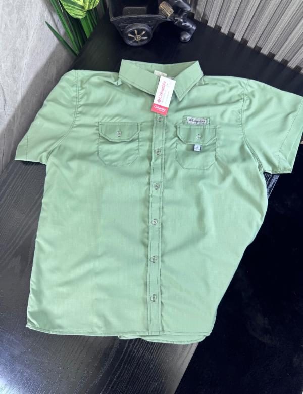 Camisa Columbia Plus VERDE MILITAR