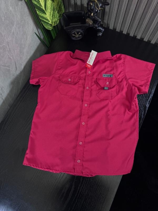 Camisa Columbia Hombre ROJO