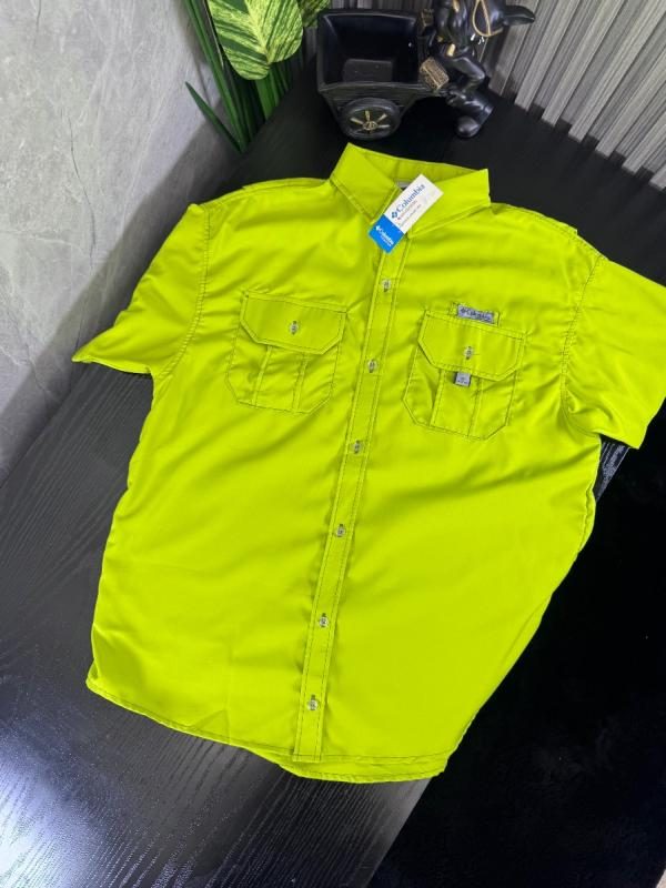 Camisa Columbia Plus VERDE LIMON