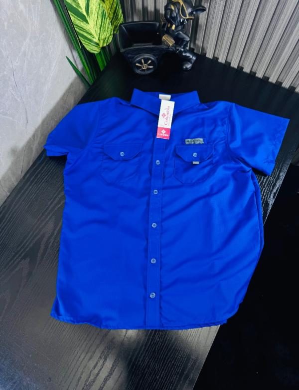 Camisa Columbia Plus AZUL REY