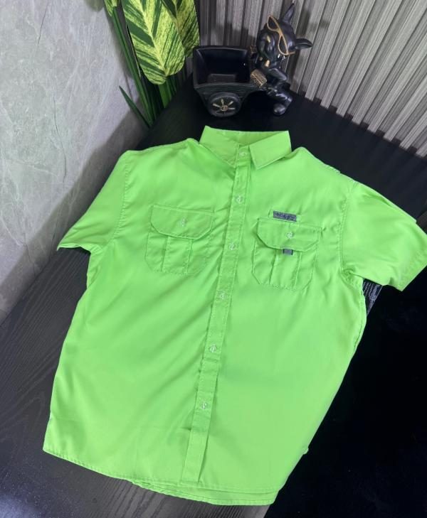 Camisa Columbia Plus VERDE MANZANA
